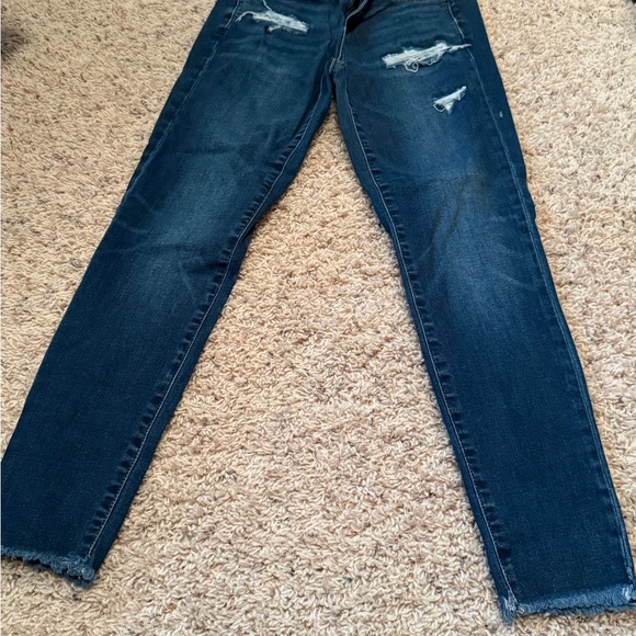 American Eagle Blue Jeggings - Picture 1 of 6